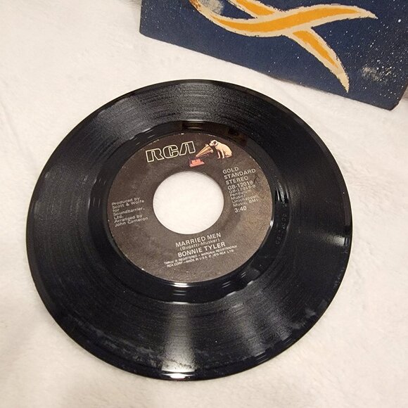 Vintage Bonnie Tyler - It's A Heartache - Total Eclipse Of The Heart 45rpm - Picture 4 of 5